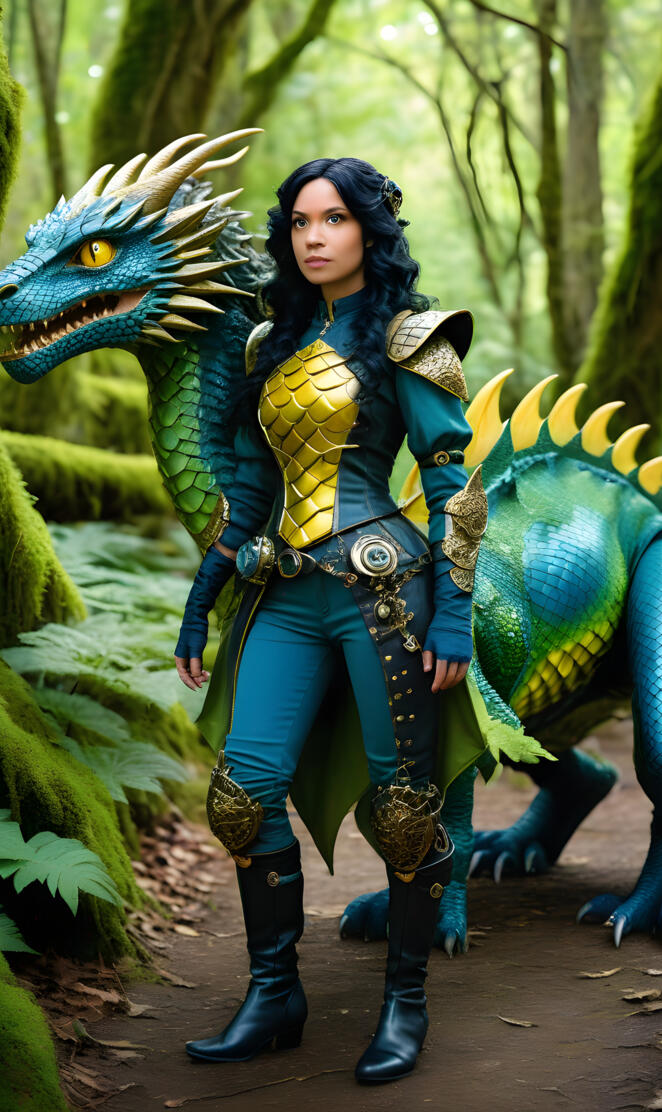 steampunk Isabella characters from the dragon clans