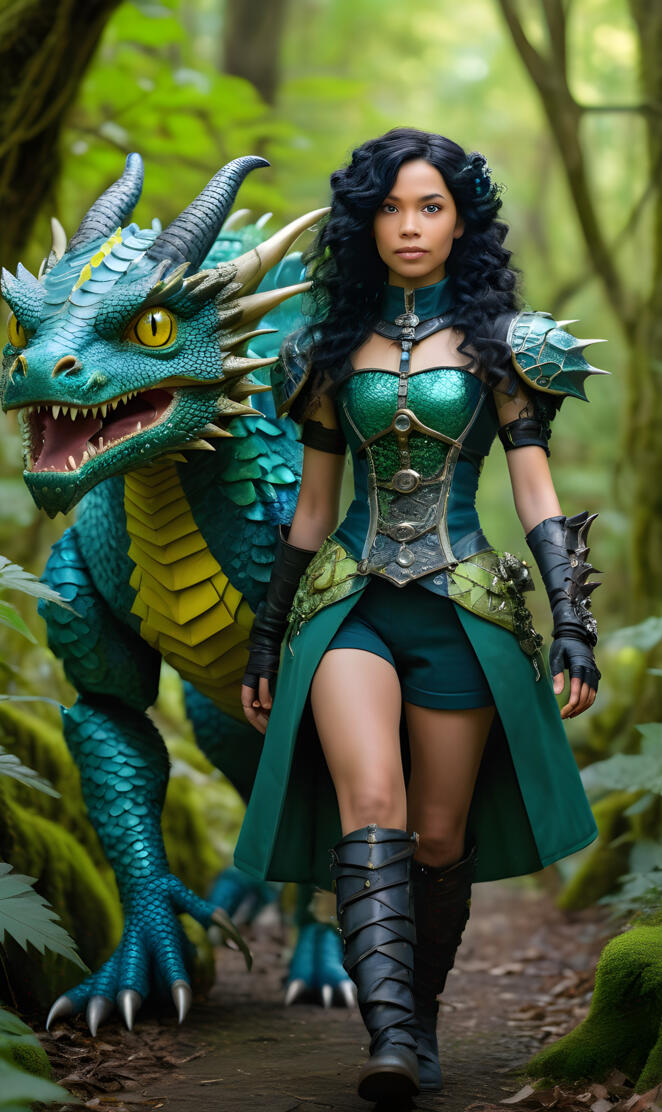 steampunk Isabella characters from the dragon clans