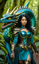 steampunk Isabella characters from the dragon clans