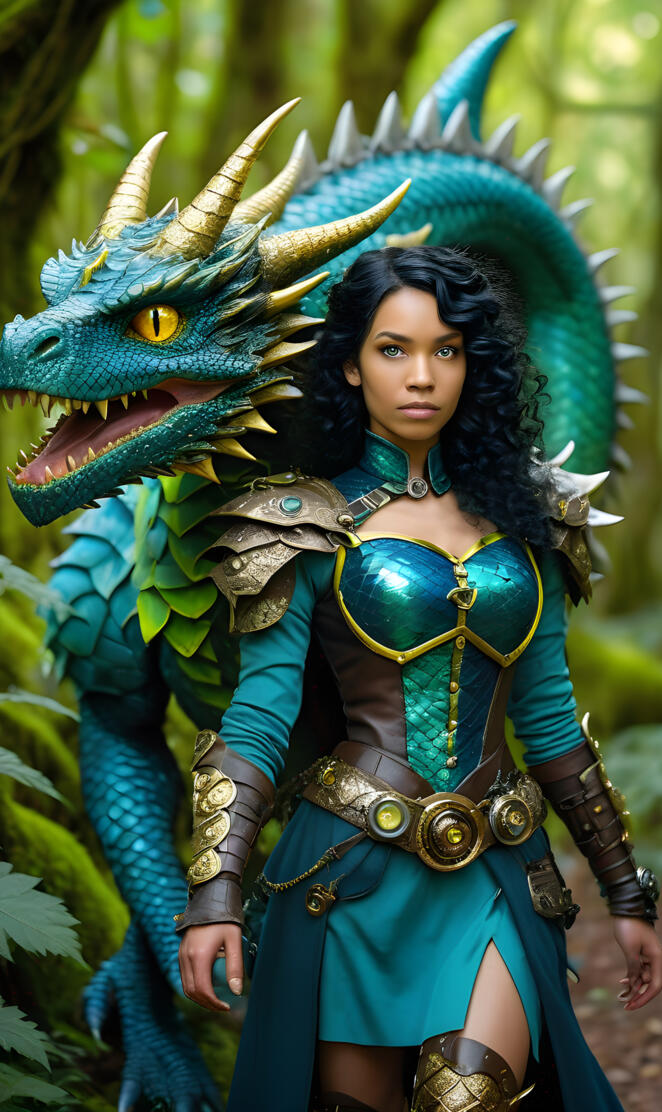 steampunk Isabella characters from the dragon clans