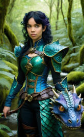 steampunk Isabella characters from the dragon clans