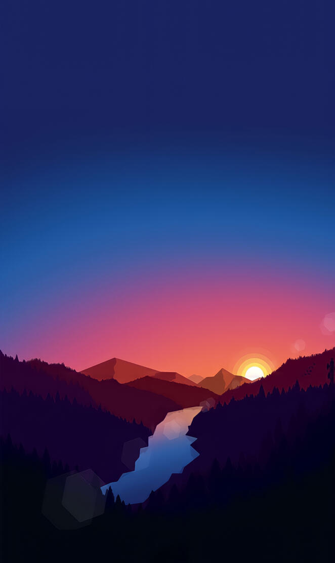 Sunset Mountains