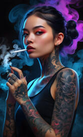 Attitude Vaping Tattoo