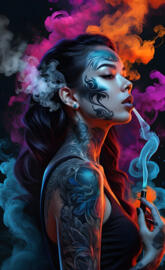 Vape attitude feminine