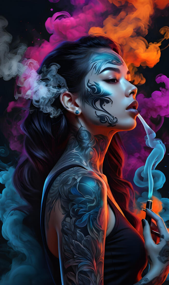 Vape attitude feminine