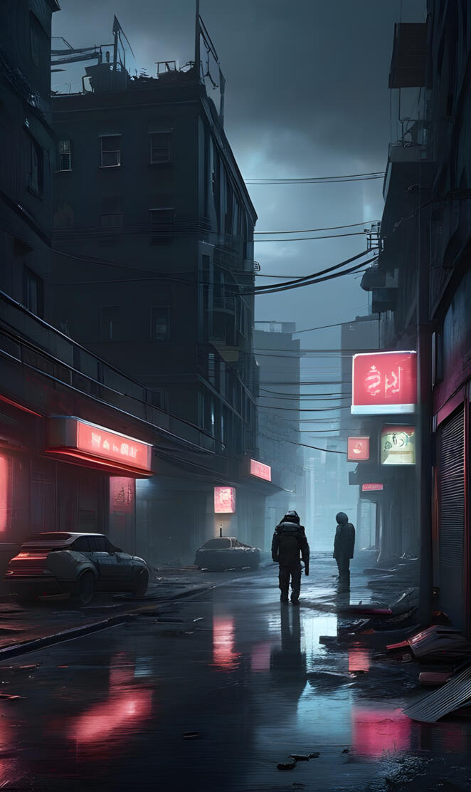 a street with cars and buildings on either side of it