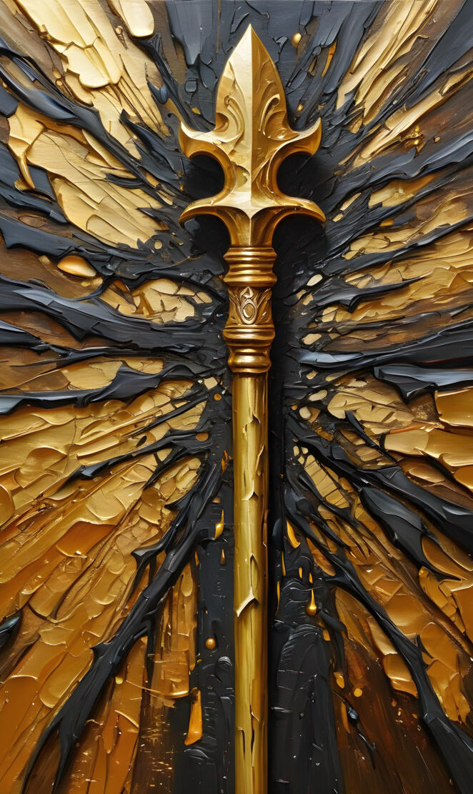 a close up of a metal sculpture