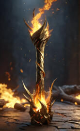 a close-up of a bonfire