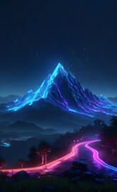 Neon Mountain #1