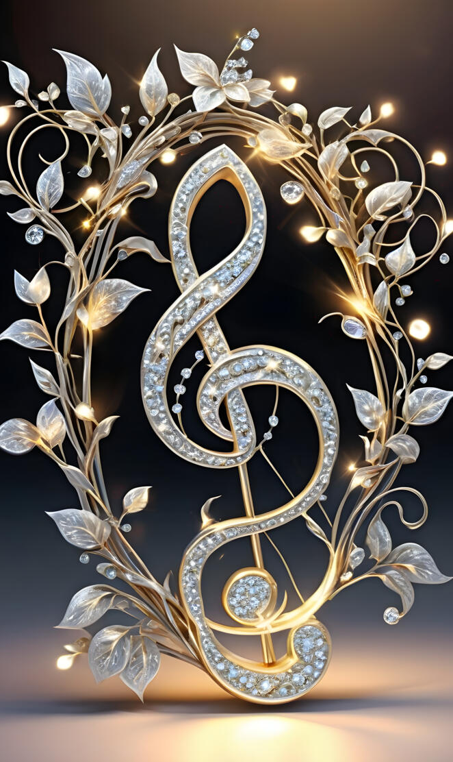interesting treble clef design