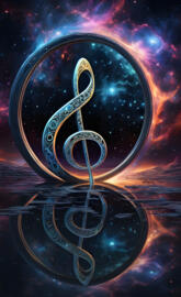 a spiral galaxy in space