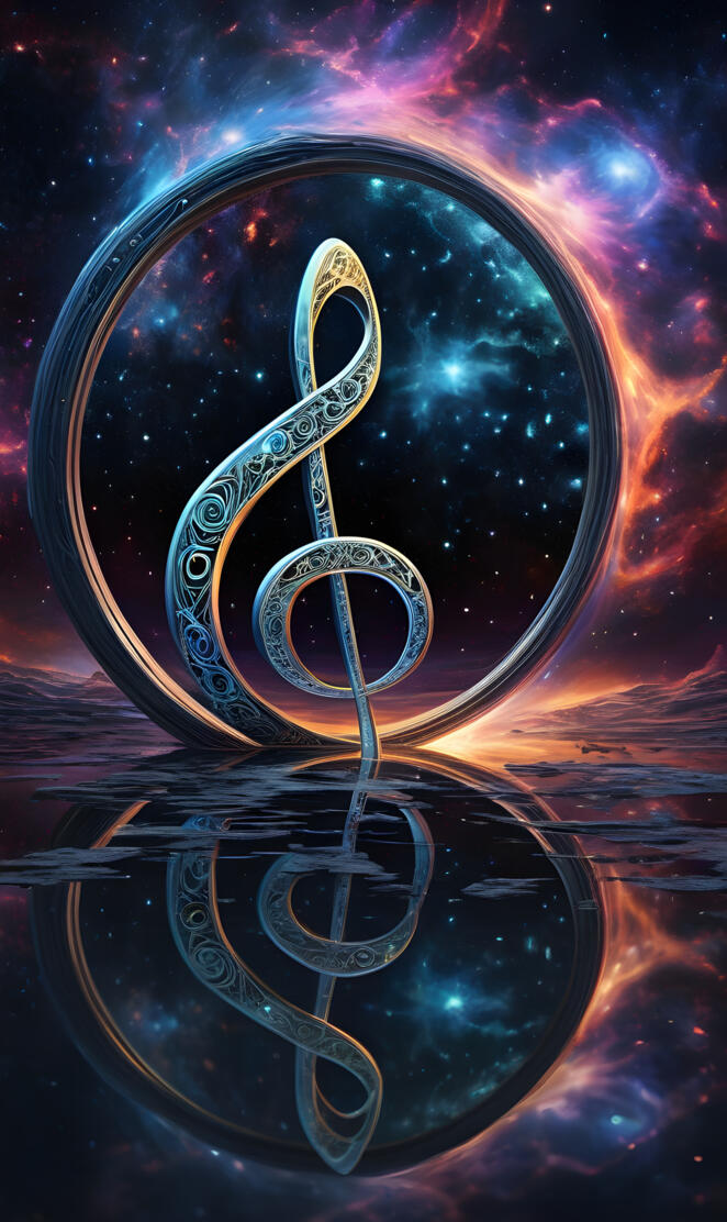 a spiral galaxy in space