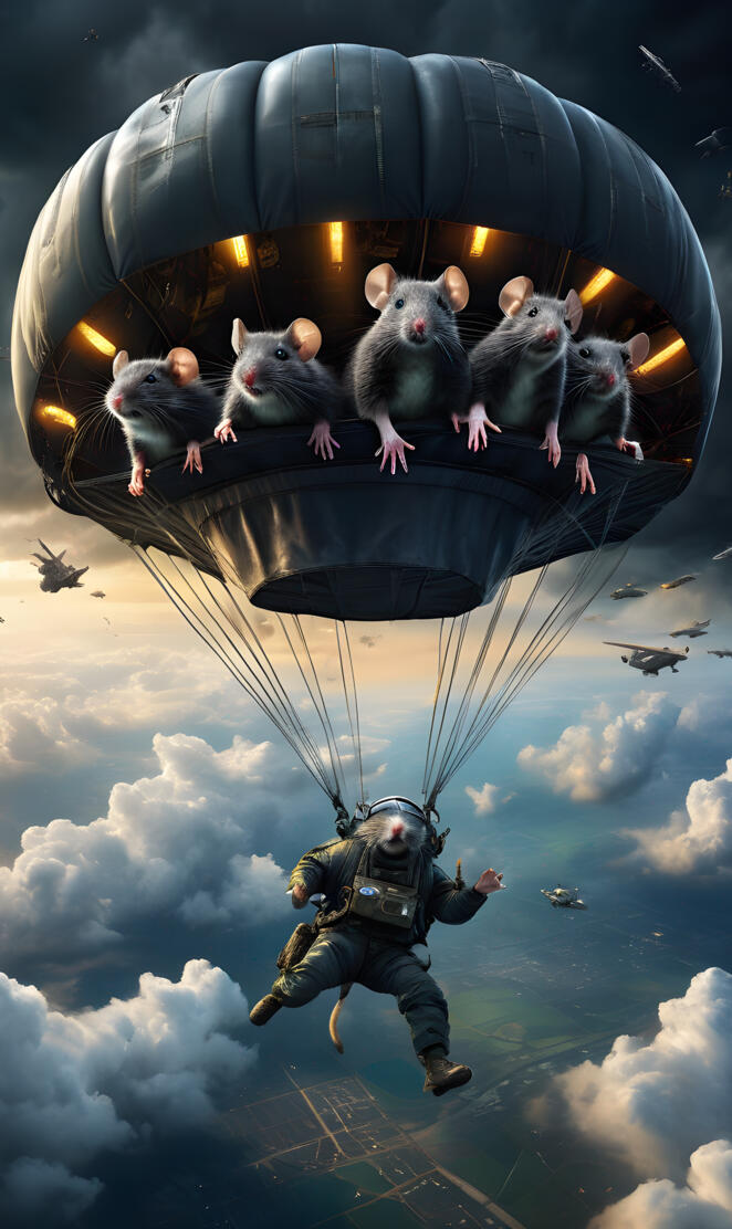 Mouse invasion from above