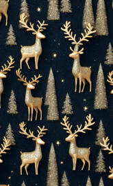 Elegant Christmas reindeer