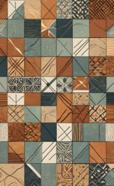 Earthy Geometric Pattern