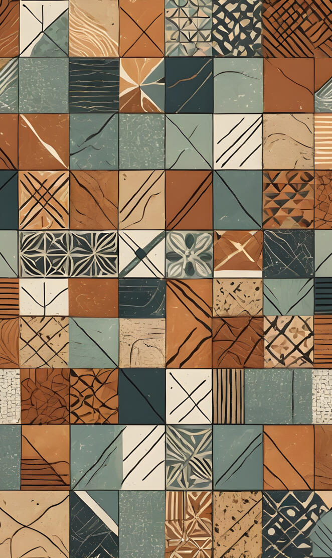 Earthy Geometric Pattern