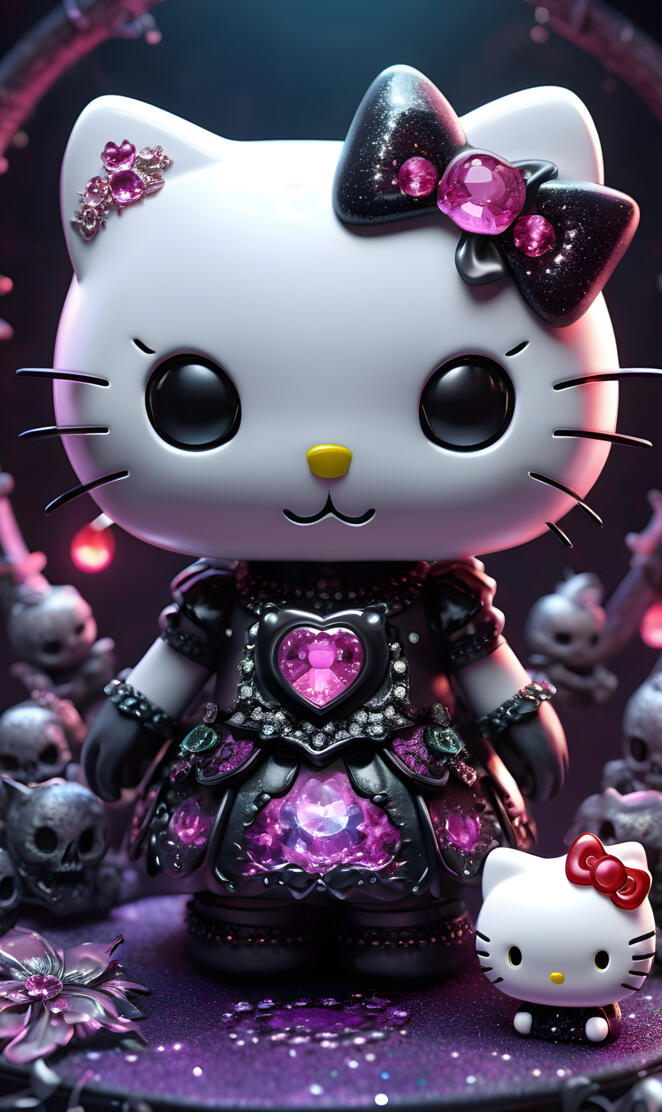 hello kitty and mini