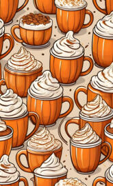 pumpkin caramel latte