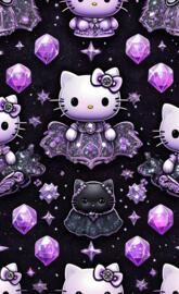 hello kitty with mini kitty