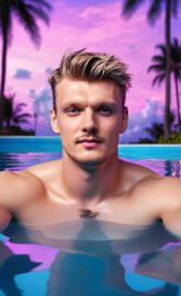 Nick Carter at summer