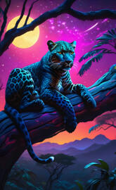 black panther leopard