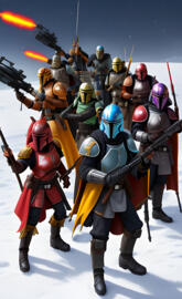 A murder of Mandalorians