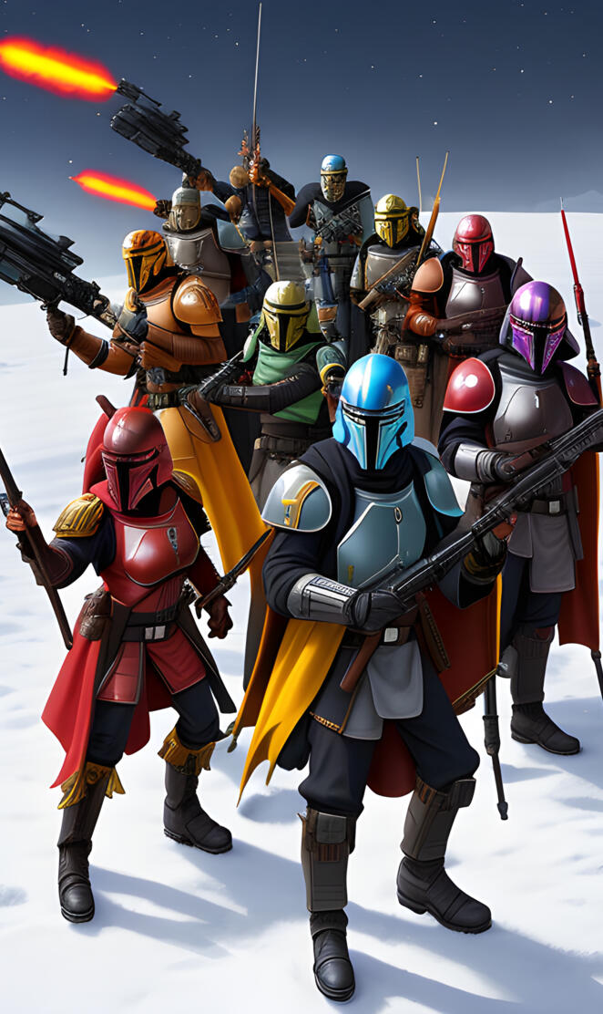 A murder of Mandalorians