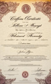 Certificate of