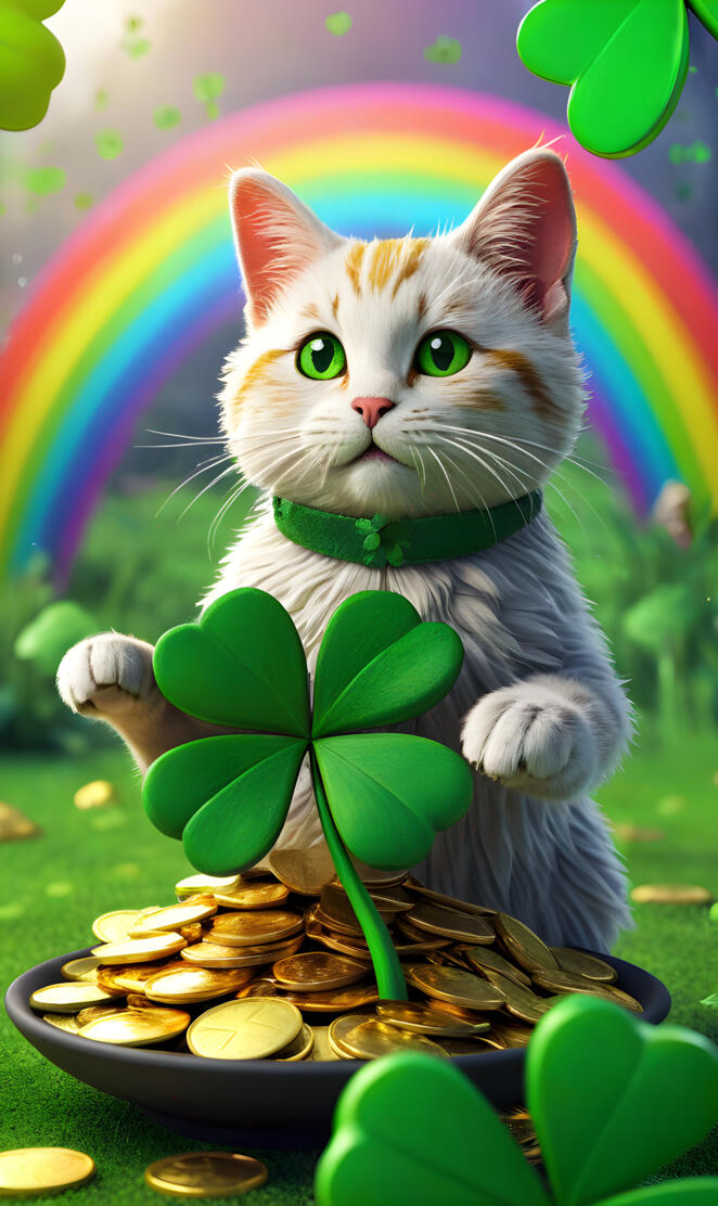 shamrock kitty
