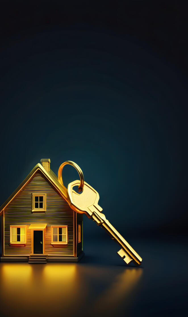 Golden House Key