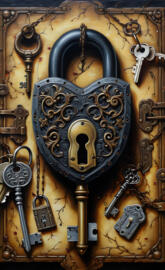 a clock with a couple of watches