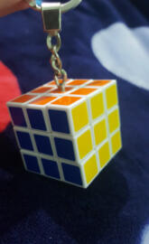 Rubix cube keychain