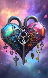 a colorful art piece