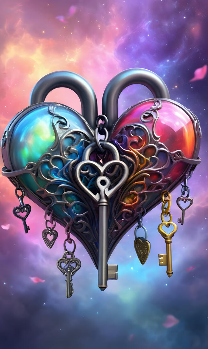 a colorful art piece