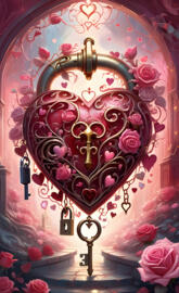 Heart under lock & key