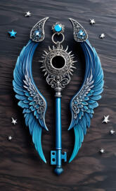 blue angel wing key