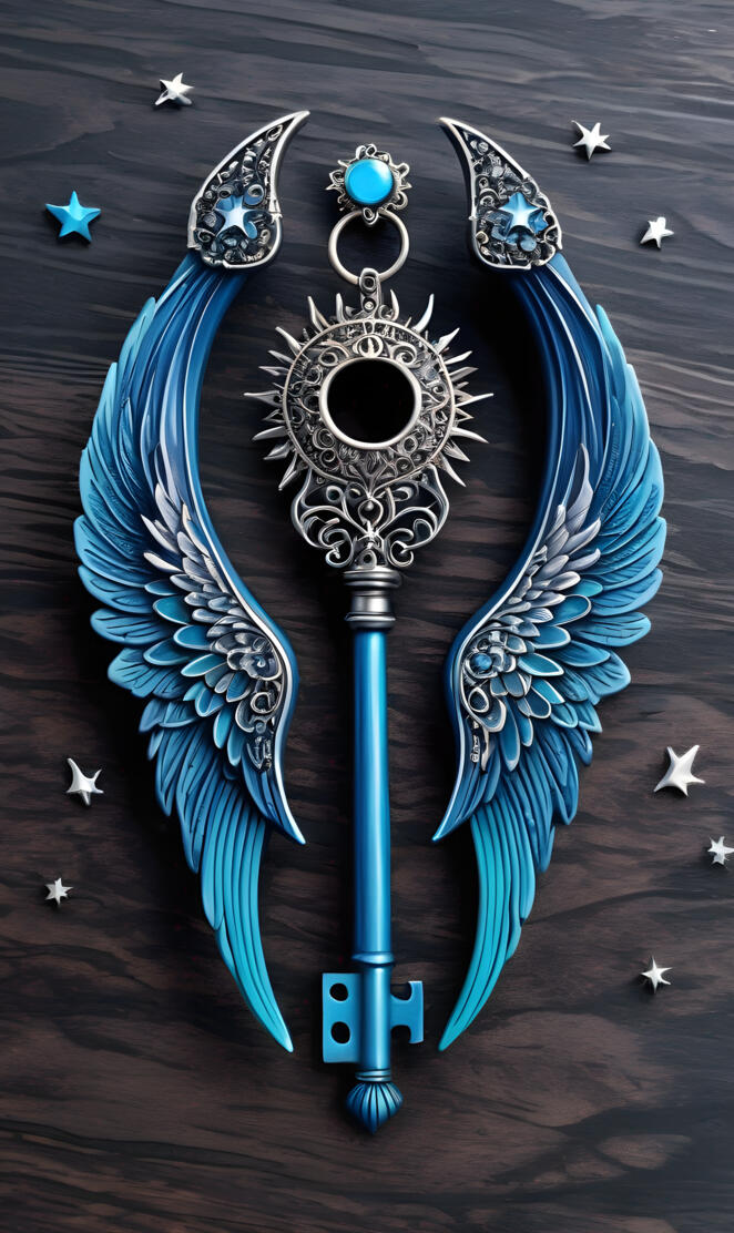 blue angel wing key