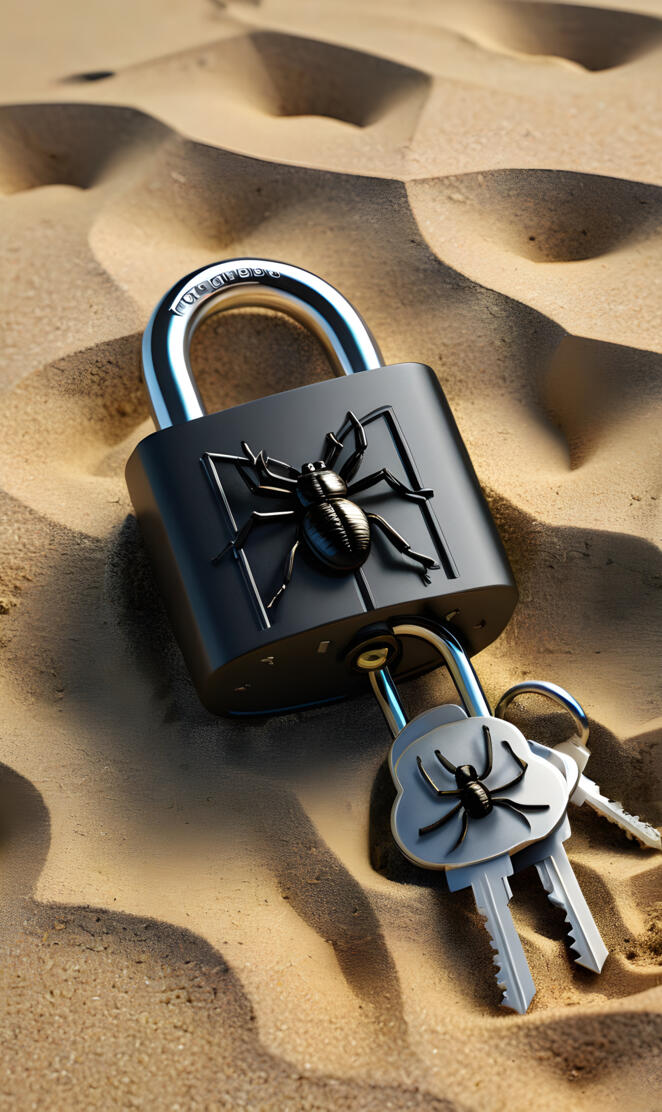 a pair of sunglasses on sand