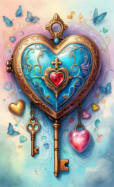 a colorful pinata with flowers