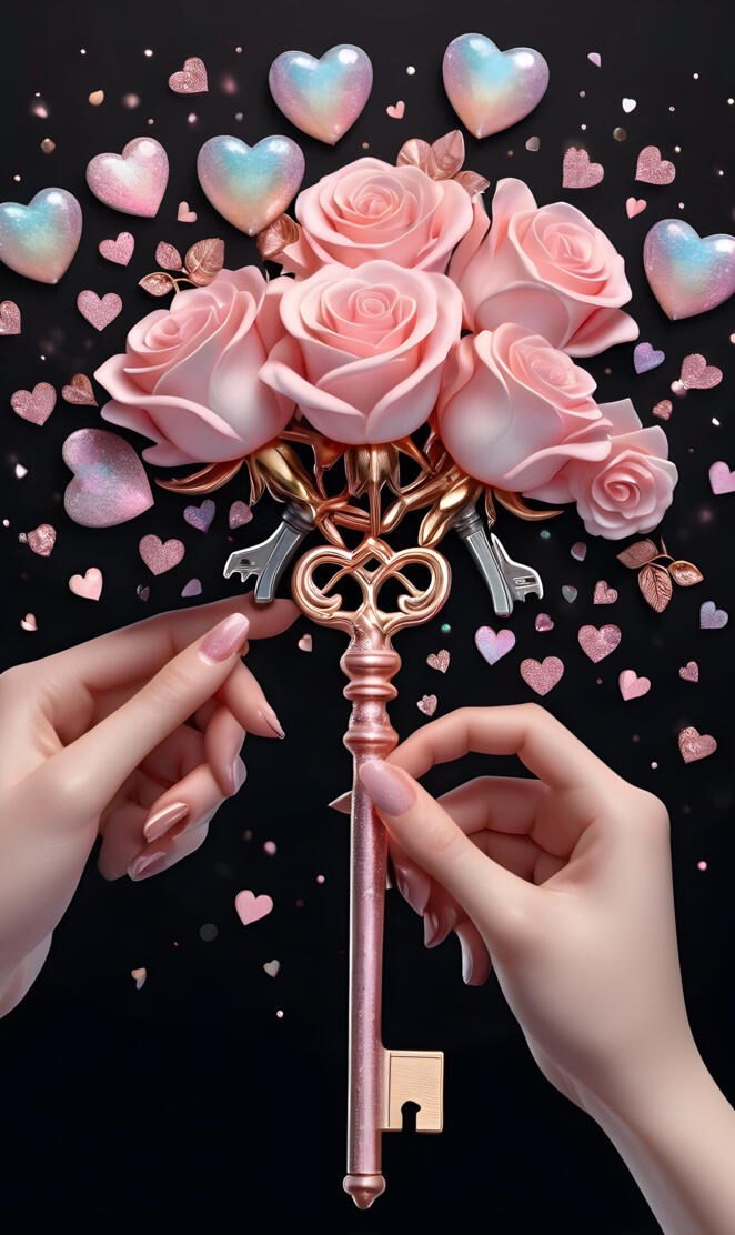 Valentines key to my heart