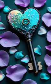 key to my heat Valentines