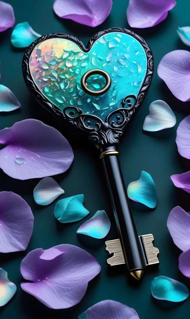 key to my heat Valentines