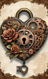 a decorative clock with flowers