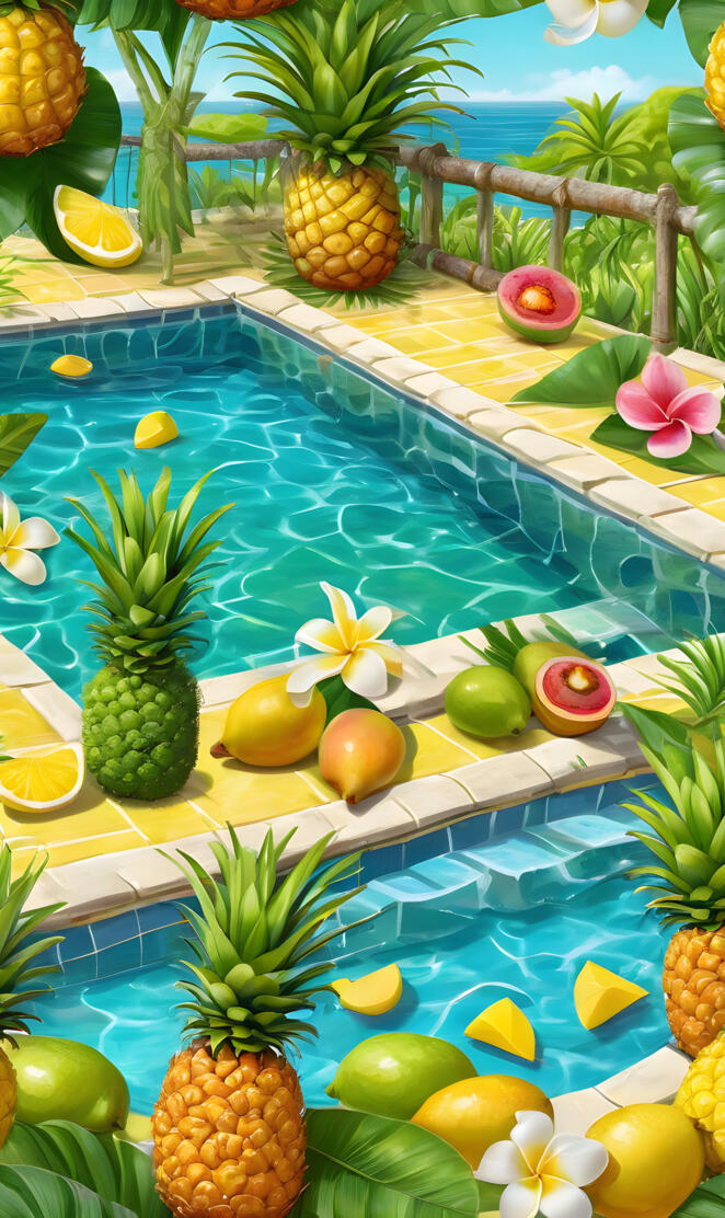 Tropical Paradise Pool