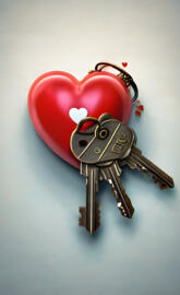 I give you the keys to my heart