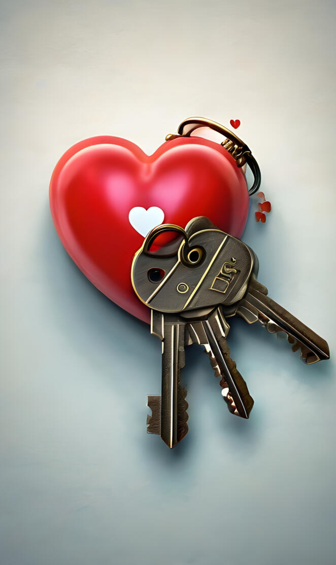 I give you the keys to my heart