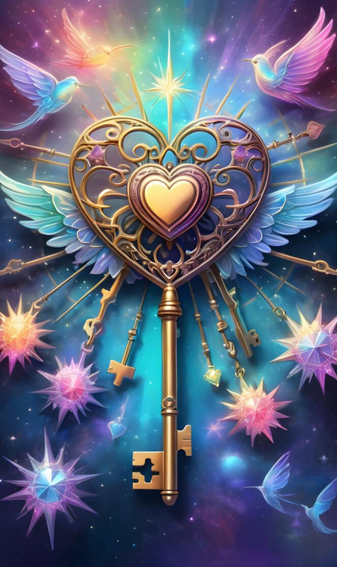 a colorful art piece