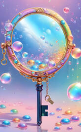 a balloon with many bubbles