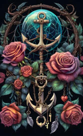 rose anchor dream catcher