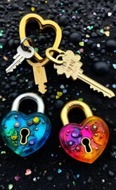 a group of objects on a surface